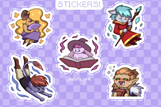 create custom stickers design
