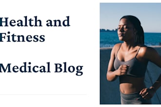 write reliable mental health, medical and fitness article