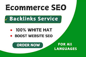 do ecommerce SEO high quality white hat pr9 manual backlinks