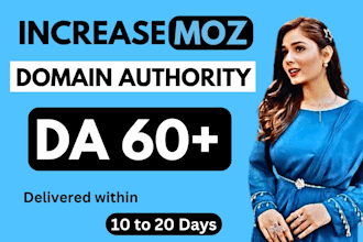 increase moz da domain authority 60 plus
