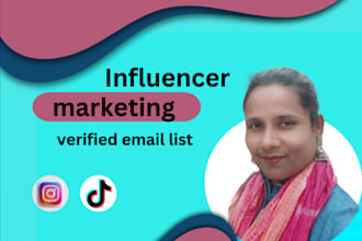 research instagram, tiktok influencers for influencer marketing