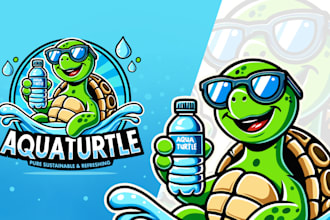 draw awesome mascot logo, character, and cartoon in 24 hours
