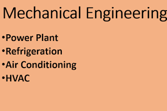 tutor in power plant, refrigeration, air conditioning, hvac