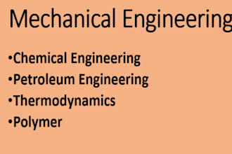 assist you in chemical, mechanical and petroleum engineering