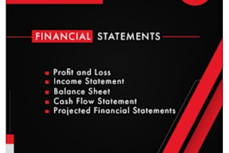 create financial statements income statement, balance sheet and cash flow