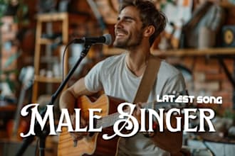 be your male country singer, lyrics writer, gospel choir, ghostwriter rap edm