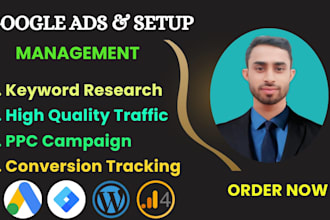 create and manage your google ads and awards PPC campaigns