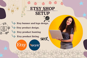 set up etsy drop shipping store, listing of top selling products on etsy, SEO