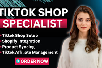 setup tiktok shop shopify integration product syncing affiliate management