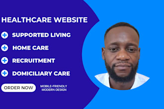 create a home care, healthcare recruitment website