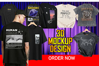 design vintage t shirt, 3d clothing mockup, clothing design, clothing brand