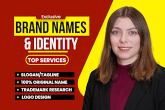 creatively craft your business name, brand logo, slogan and website