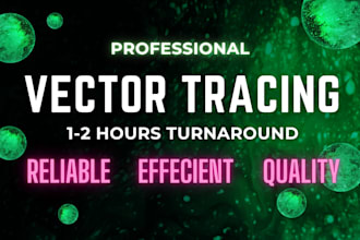 do vector tracing or convert to vector files quickly