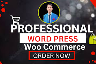 develop  professional woo commerce word press website