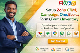 setup zoho crm zoho campaign zoho books zoho forms zoho people zoho desk
