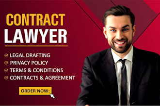 write, review legal documents, terms and conditions, privacy policy,nda, service