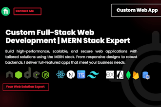 build a full stack web app