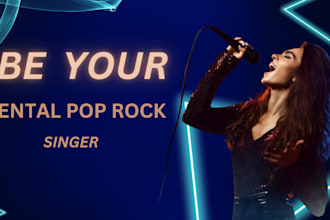 be your female vocalist mental hard rock singer  pop songwriter edm metal vocal