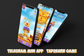 build telegram mini app, hamster kombat like tap game on ton