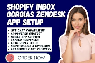 setup shopify inbox gorgias chatway whatsy zendesk tidio dondy mailchimp app