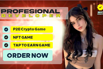build p2e crypto game, nft game, tap to earn game, telegram mini app