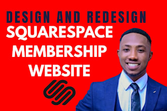 build, migrate squarespace membership, redesign squarespace subscription website