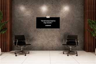 design office mockup and customize zoom virtual backgrounds