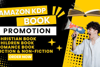 do amazon book promotion, christian book, romance book, children kindle book