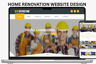 build luxurious home renovation website home remodeling home improvement website