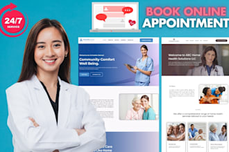 design medical and healthcare website