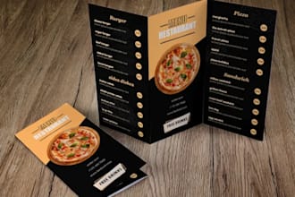 do food menu design, digital menu board or restaurant menu