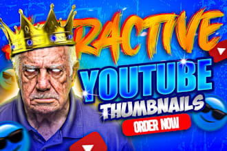 create best, attractive and documentary youtube thumbnails