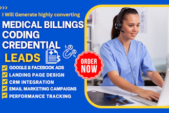 generate high quality leads for medical billings credentialing coding services