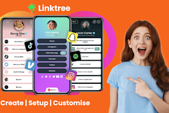 create and customize link tree in a professional way