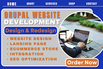 develop, customize and maintain your drupal website with SEO optimization