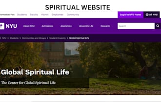 design spiritual website spiritual product website yoga meditation candle websit