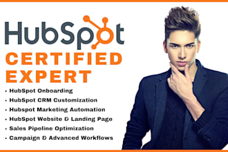 setup hubspot website, hubspot email template, hubspot automation, sales funnel