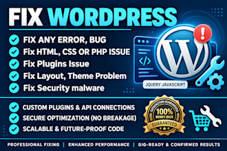 fix wordpress errors, bugs and layout issues