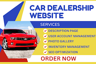 design car dealership website rental dealer wash automotive repair car website