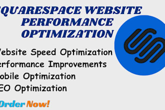 do squarespace website optimization SEO fix core web vital speed optimization