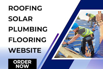 design roofing leads solar construction plumbing tiling flooring website