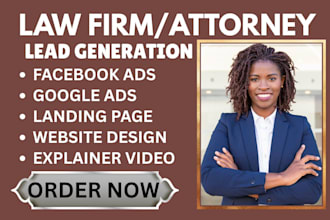 law firm leads personal injury leads law firm landing page lawyer website