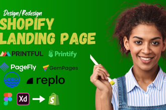 do shopify landing page with gempages motion impulse impact streamline zipfly