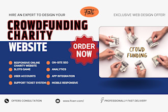 design fundraising nonprofit crowdfunding donation ngo backers charity website