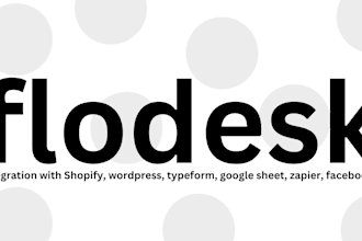 integrate flodesk with shopify, wordpress, zapier, facebook, typeform, slack