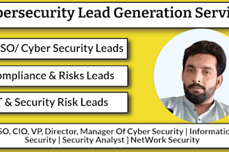 do cybersecurity lead generation, cybersecurity leads, ciso leads, cio leads