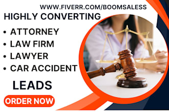 generate attorney leads lawyer personal injury lawfirm car accident landing page
