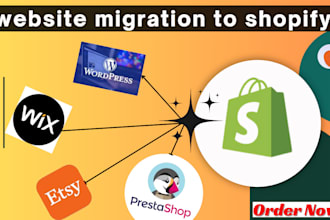 do store migration clone website from wix wordpress   prestashop to shopify