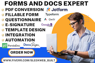 do fillable docusign pandadoc jotform surveymonkey google forms pointerpro qwilr