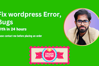 fix wordpress issues, bug fix, critical error, elementor issue, divi expert help